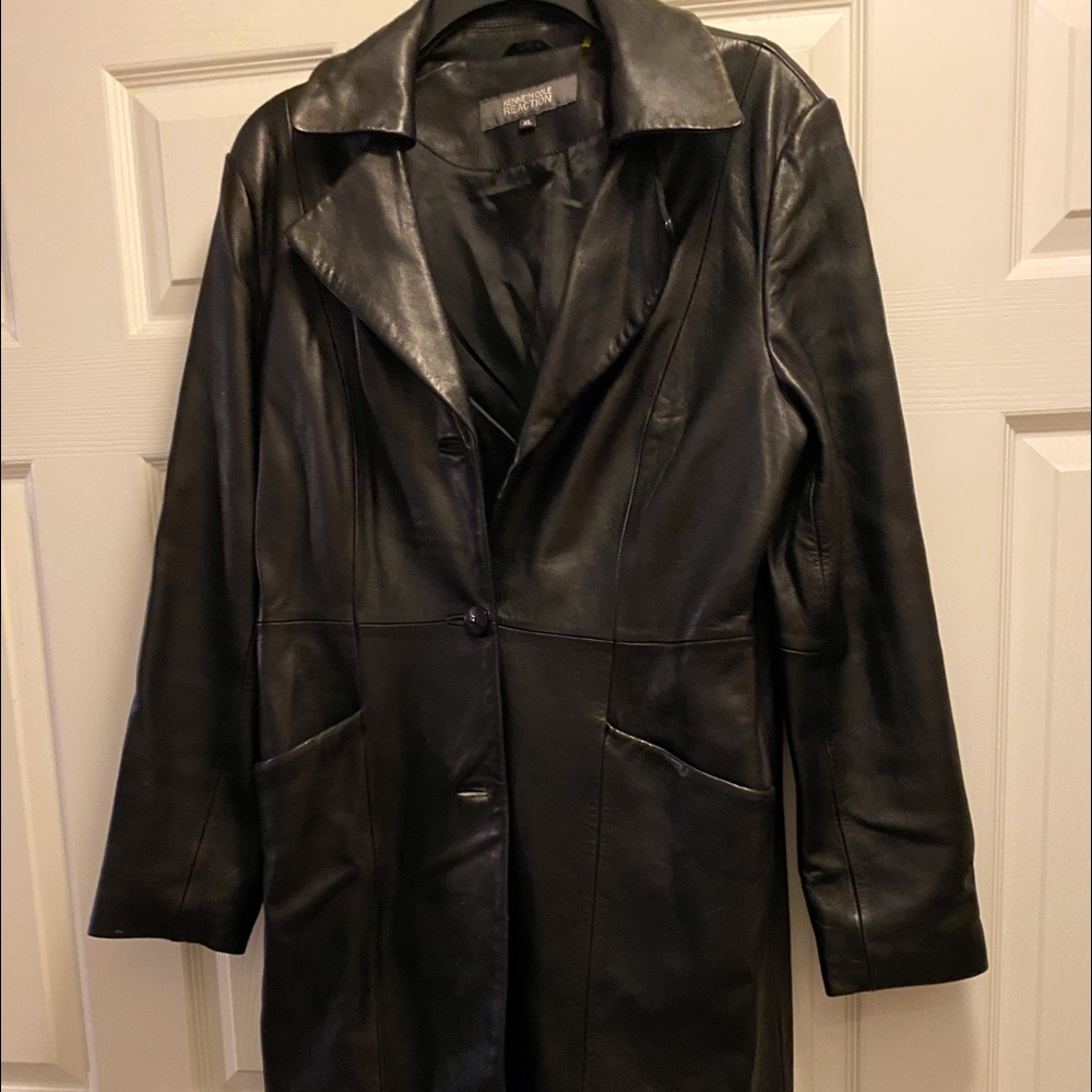 GENUINE LEATHER COAT
